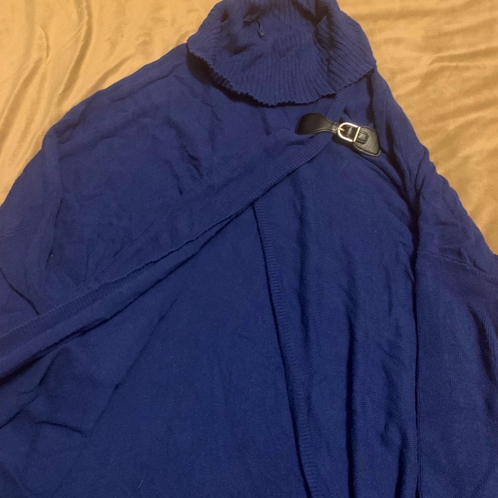 Turtle neck open sweater, great for nursing!